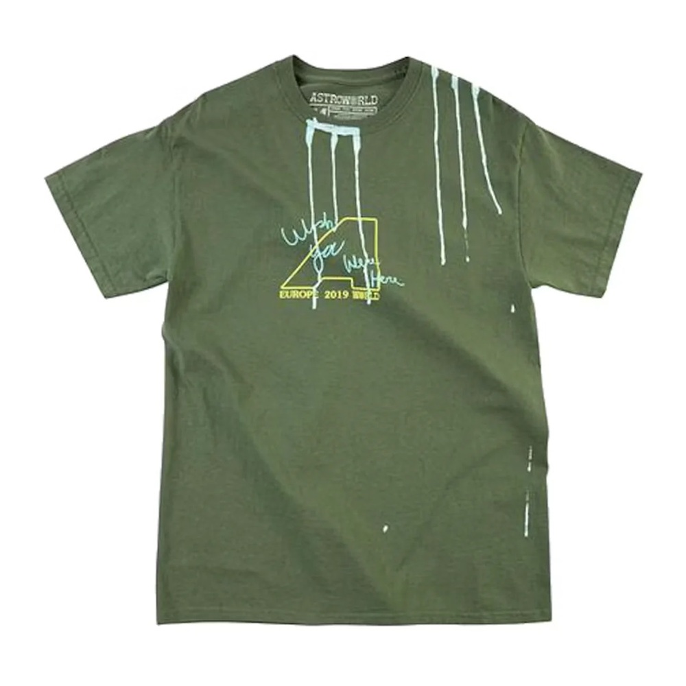 Cactus Jack by Travis Scott Olive Graphic Tee